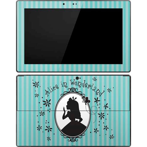 Disney Alice in Wonderland (animated) Silhouette in the Mirror Surface Pro Tablet Skin
